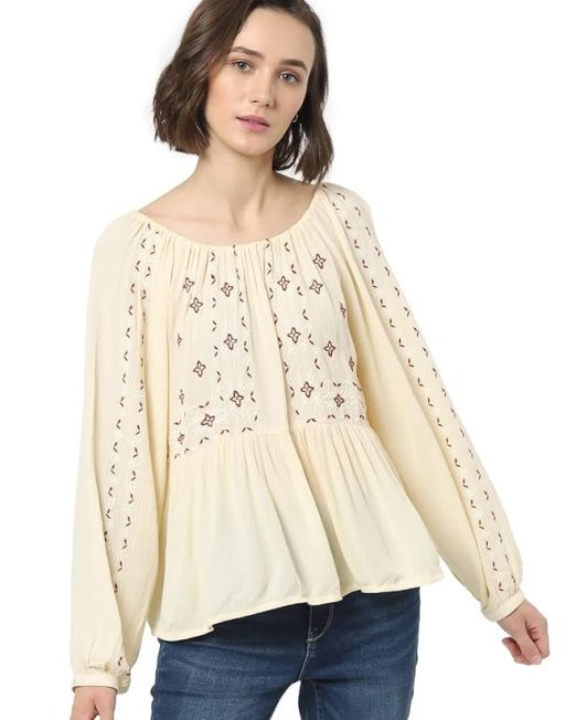 Women's Rayon Blend Regular Fit Top