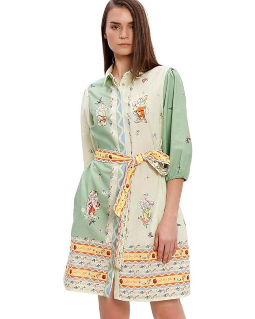 Women's Cotton A-Line Mini Dress