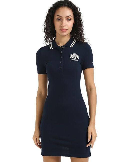 Women's Cotton A-Line Above The Knee Casual Dress