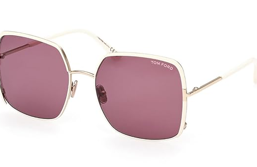 Sunglasses FT 1006 Raphaela 32Y Shiny Rose Gold, t Logo/Violet Lens, Shiny Rose Gold, "T" Logo / Violet Lenses, 60/18/135, Shiny Rose Gold, "T" Logo / Violet Lenses, 60/18/135