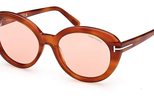 Sunglasses FT 1009 Lily- 02 53Y Shiny Blonde Havana, t Logo/Photoch, Shiny Blonde Havana, "T" Logo / Photochromic Pink, 55/19/140