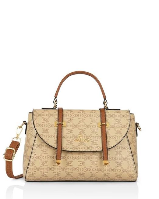 Women's Mono Beech Flap Satchel Bag for Women | Satchel Handbag for Work | Ladies purse | Stylish Shoulder Bag | Gift for Women