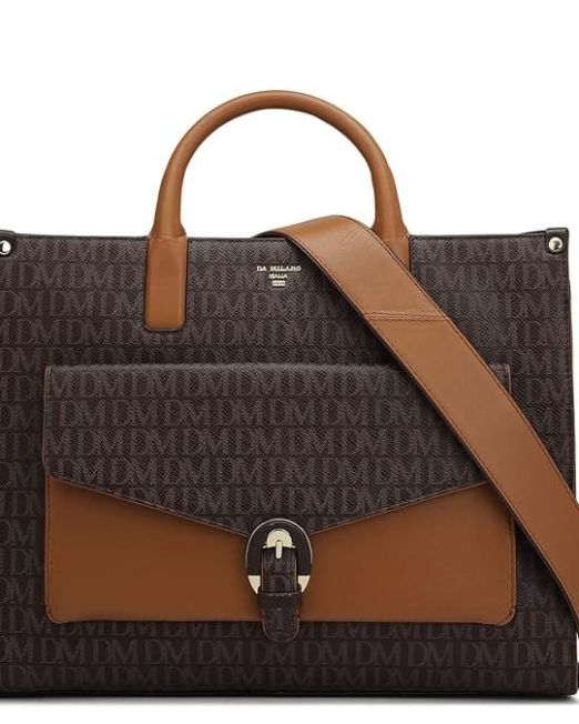 Women's Leather Satchel - Brown