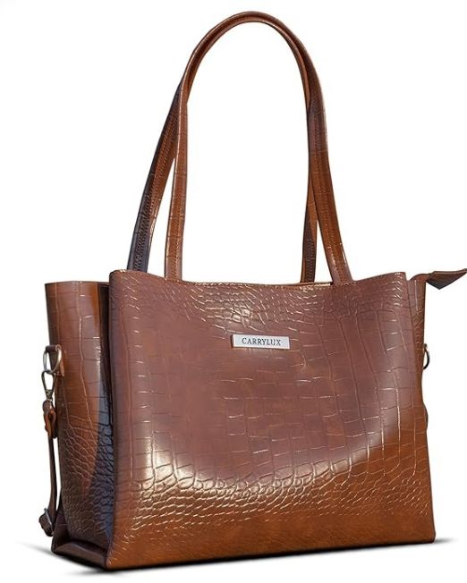 Large Capacity Croco Pattern Tote Bags For Womens Big Purses And Handbags Ladies Big Shoulder Bag