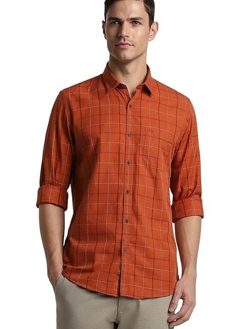Men's Checkered Casual Everyday Full Sleeve Shirt | 100% Cotton