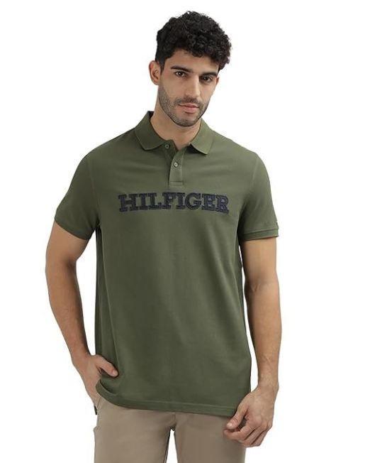 Men's Cotton Solid Regular Fit Polo